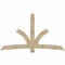 Ekena Millwork Davenport Rough Sawn Timber Gable Bracket, Douglas Fir, 96"W x 56"H x 4"D x 6"F, 14/12 Pitch GBW096X56X0406DAV00RDF - alternate 1